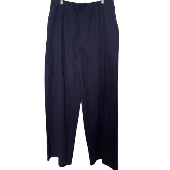 ANN MASHBURN Blue Wide Leg Pants Size Medium - Picture 1 of 8